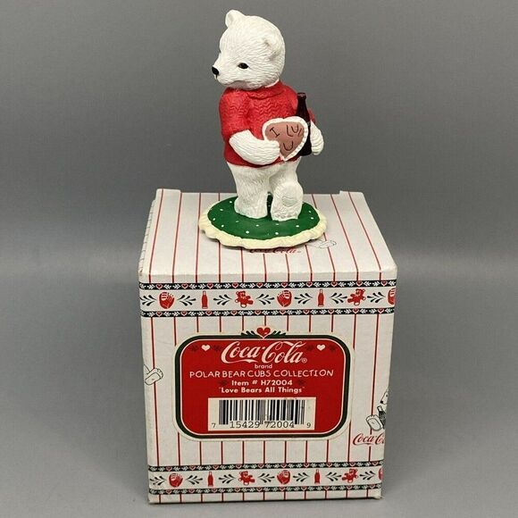 Coca-Cola‎ Polar Bear Cubs Collection “Love Bears All Things” Figurine - Picture 1 of 4